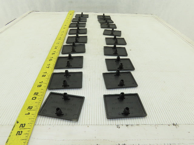 Item 0.0.411.26 40x40 Black End Cap Push In Angle Bracket 80/20 Style Lot Of 18