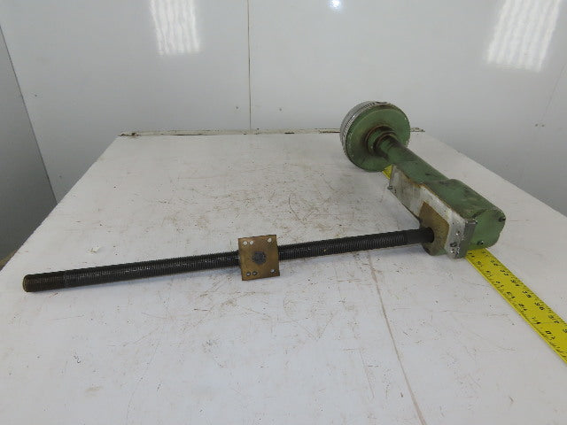 Elox 12-3816 DR X Axis Incremental Ball Screw Hand Wheel Assembly 18" Travel