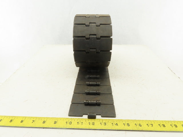 Regina S815 Flite Top 4-1/2" Wide Carbon Steel Flexible Conveyor Chain 9'7"