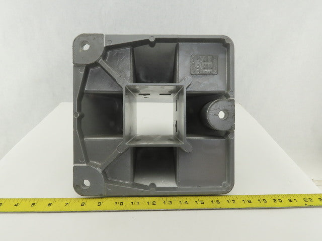 FlexLink XCFF 88X260 88mm Square Tube Floor Flange Mounting Socket