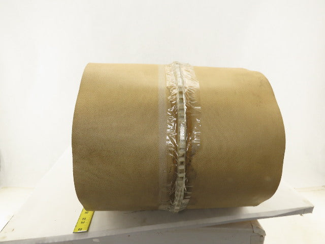 12" Woven Back Smooth Top Cleated Incline Conveyor Belt 128"