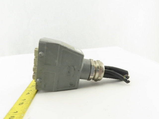 Harting HAN 40A Han EE 20 Pin Modular Industrial Electrical Connector W/ Housing