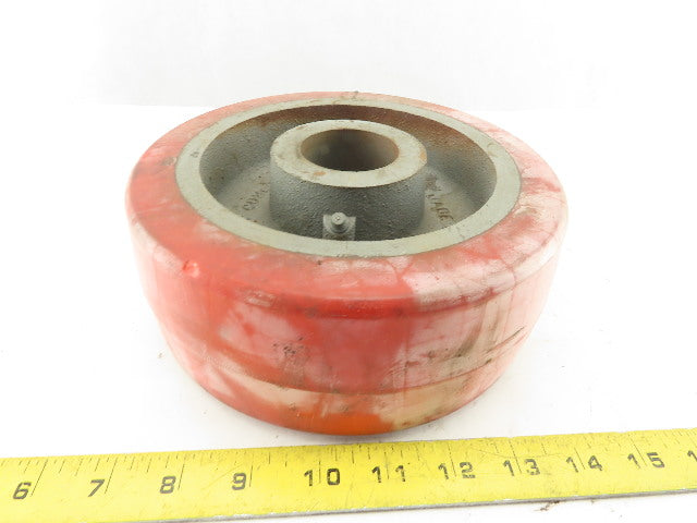 Caster Concepts 8" OD x 3" Tread Width Non Marking Caster Wheel Stock Bore