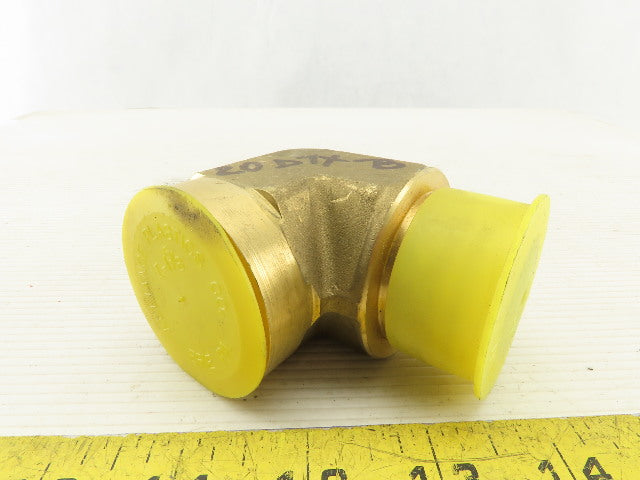 Parker 20 DTX-B Brass JIC Female 90° Elbow Connector 1-1/4" NPT x 37° Flare