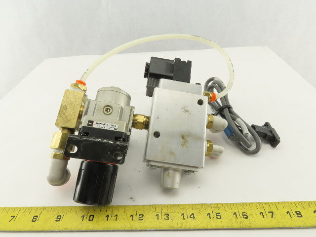 Herion 81-100-07EXIS.H302 24V Solenoid Operated 2 Way Valve And Regulator