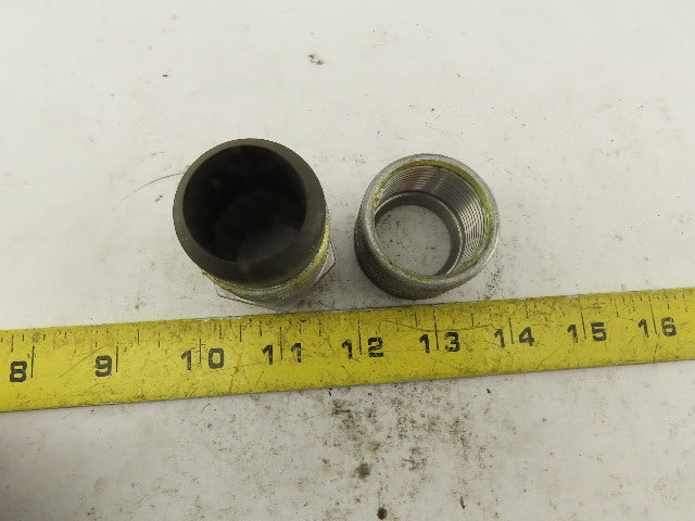 Pyle National Aluminum Cable Grip Cord Gland 1" Cable 1-1/4" Conduit Lot Of 3
