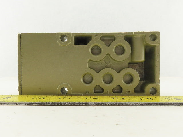 Ross 500B91 1/4" NPT Side Ported Single Valve Sub Base