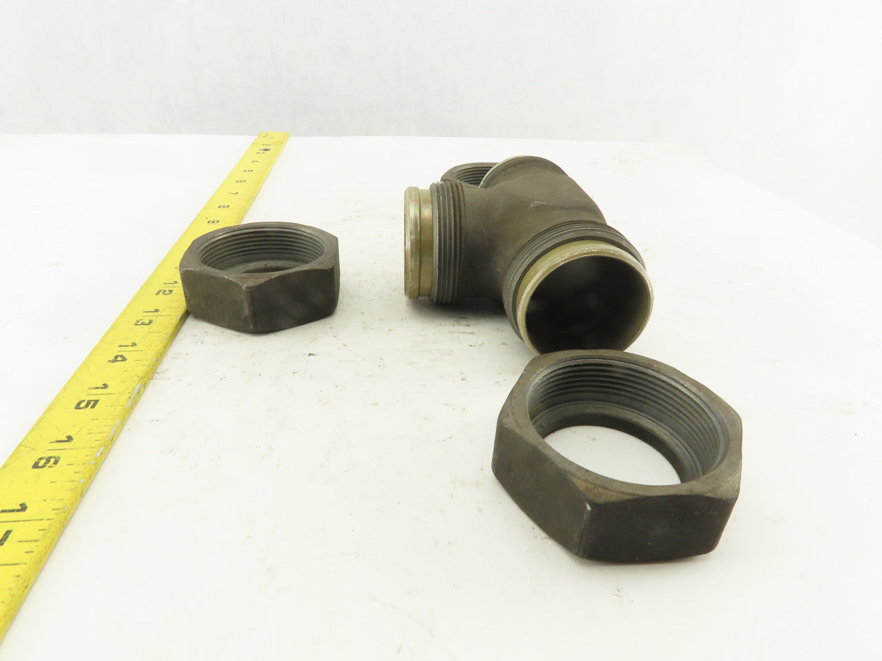 E0 42-L 42mm Compression E0 Bite Fitting TEE