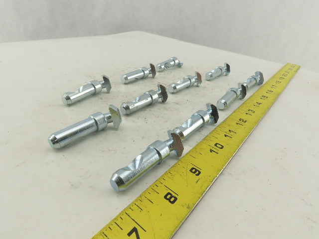 Flexlink Modular Conveyor Frame Angled T-Bolt Attachment Hardware Lot Of 11