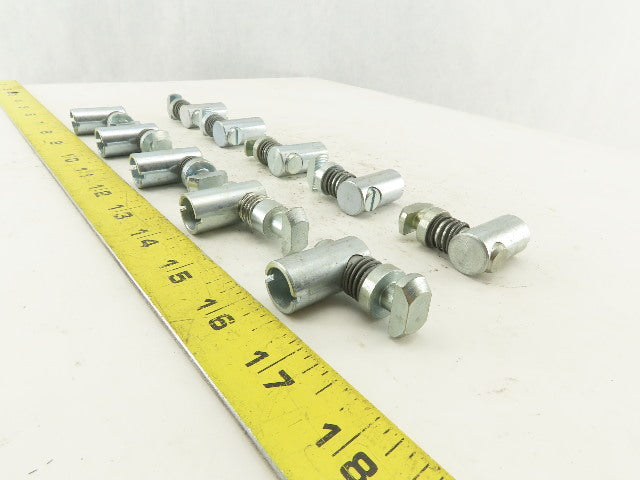 Flexlink Modular Conveyor Frame Assembly T-Slot Anchors Lot Of 10