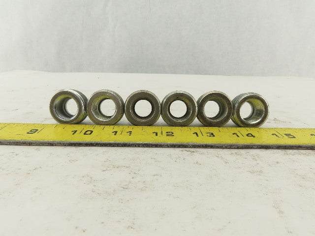 RIGID 1" to 3/8" Reducing Bushing Electrical Conduit Fittings Adapters Lot of 6