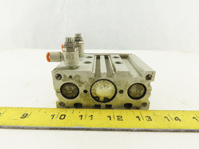 SMC MGPM25N-30 25mm Bore 30mm Stroke Compact Guided Cylinder 145 PSI