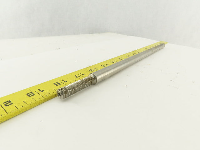 3/8-16 Male x 3/8-24 Female Stainless Threaded Air Cylinder Tie Rod 14-1/2" OAL