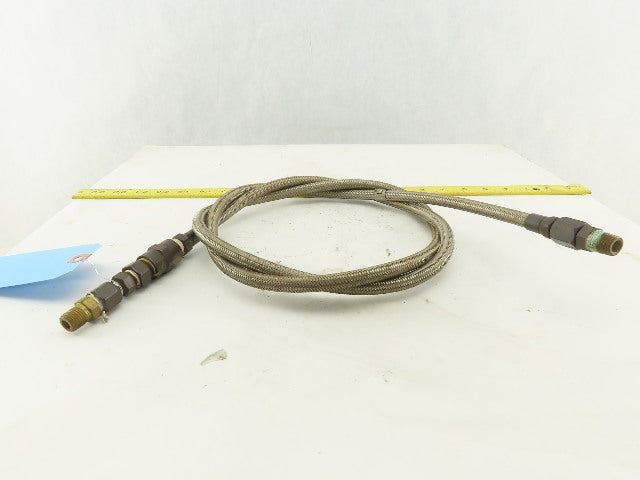 3/8 x 1/4" Braided Hose Stainless Steel 2500 PSI 6'