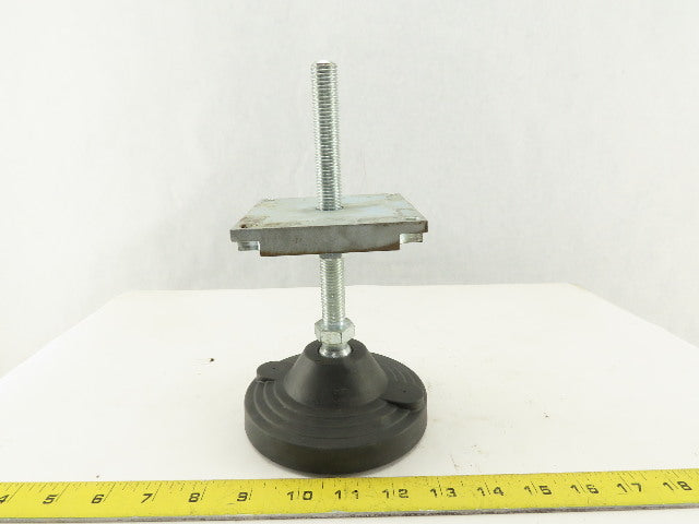 Elesa 5" Leveling Foot Swivel Stud M16x2.0 9" OAL