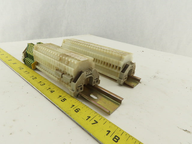 Allen Bradley 1492-HM1 30A 600V Single Pole Wire Terminal Blocks Lot Of 49