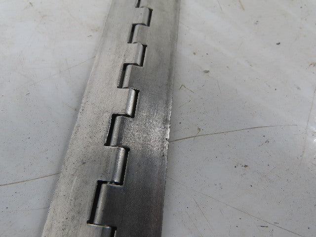 Aluminum Piano Hinge Heavy Duty No Holes 1-1/2" Open x 5' long x 0.050