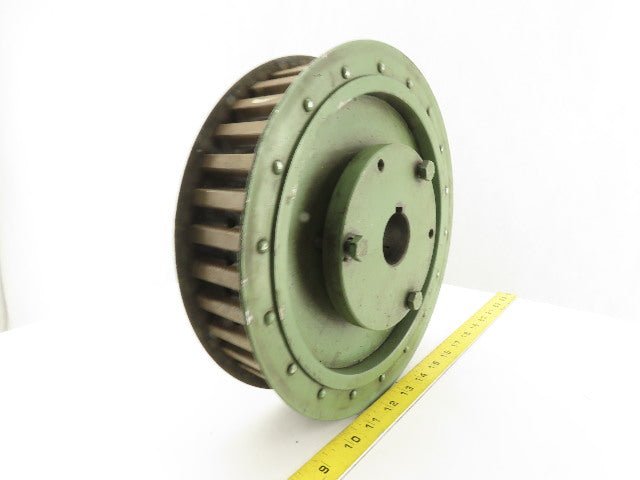 Browning 36XHR200 10-1/2" OD 36 Teeth 2" Wide XH Timing Belt Pulley 1-1/2" Bore