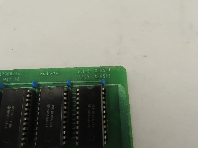 Cincinnati 820544 PLC RAM Board