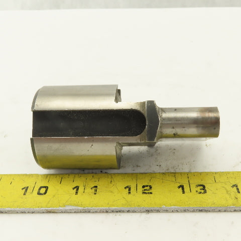 0.5625" X 2.000 Oval Concave CNC Turret Punch For 1.750" Holder