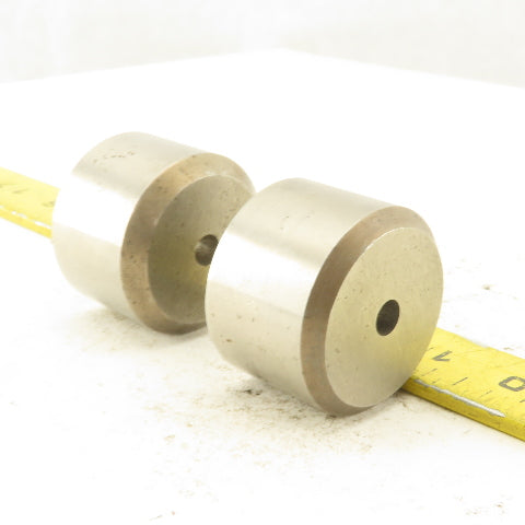 .257 +.014 Slug Relief Round Die CNC Turret For 1.5625 Holder Lot of 2