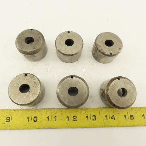 .406 x .469 +.020 Oval Hole CNC Turret Punch Die For 1.5625 Holder Lot Of 6