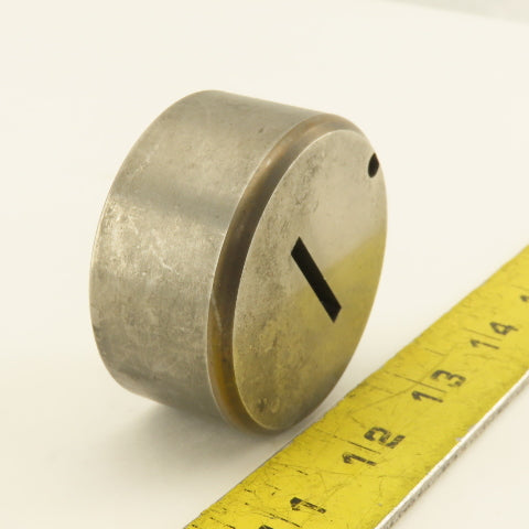.125 x 1.000 + .012 Rectangle Hole Die CNC Turret Heavy Duty For 2.250 Holder