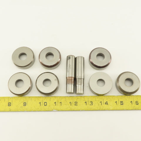 .547 + Tol Round Hole Die CNC Turret Punch Shank .625 Lot Of 9