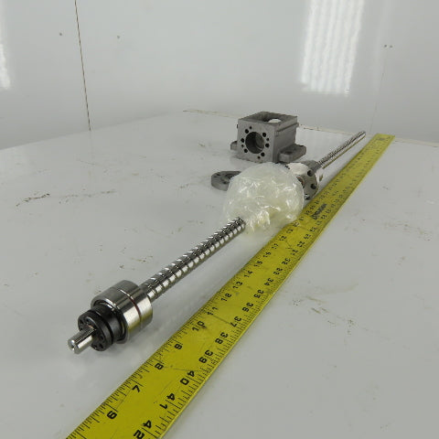 Yamazen X-Axis Ball Screw 20mm OD 10mm Lead 2 Turns Per Inch 825mm Screw Length