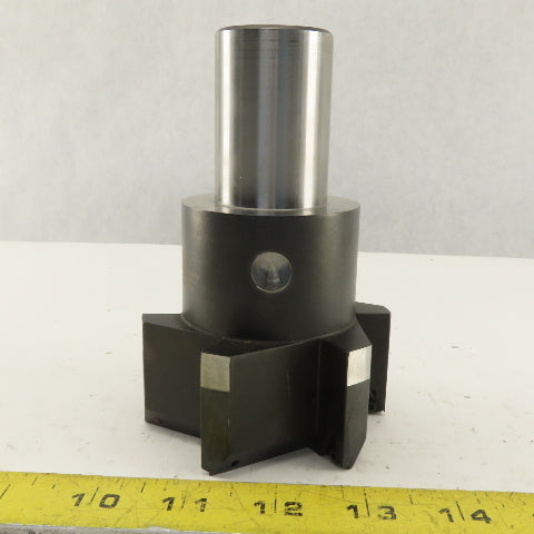 Premier Tooling Systems 3-1/2" Diameter 6 Flute Indexable Mill 1-1/2" Shank