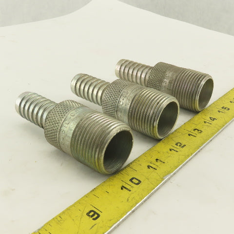 Dixon STC-0510 1" NPT x 3/4" Hose Barb King Combination Nipple Lot Of 3