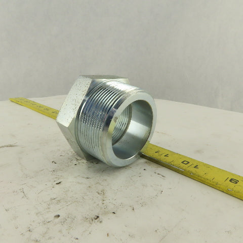 Brennan 2" x 1-1/2" Hydraulic Pipe Reducer Bushing Steel Lot Of 2