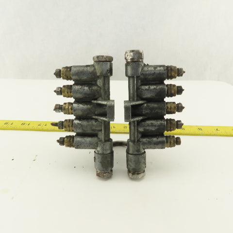 Vogel 10 Port Total Piston Lubricator Manifold