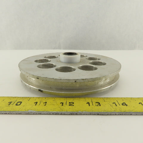 Lateral Paper Strip Separation Idler 7/16" Groove x 6" OD 1-1/4" Bore