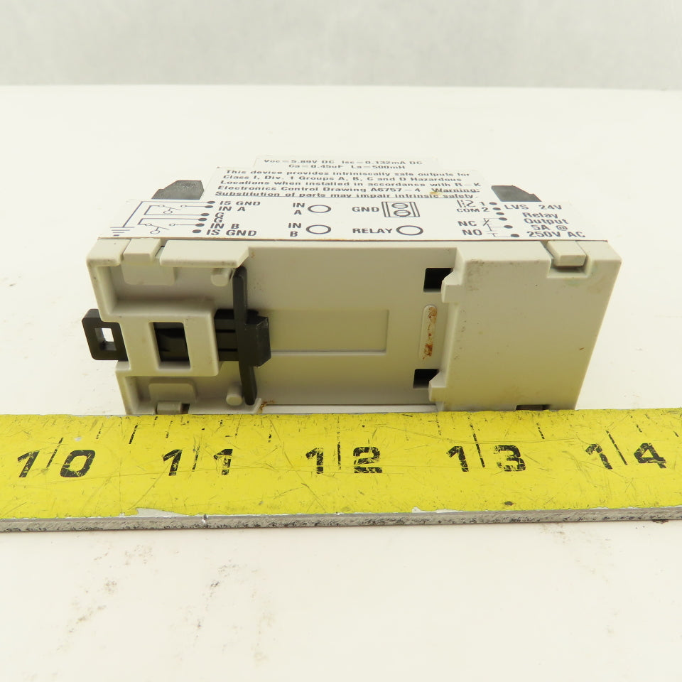 R-K Electronics ISL-24V-100K 24V AC/DC Two Channel Intrinsically Safe Relay