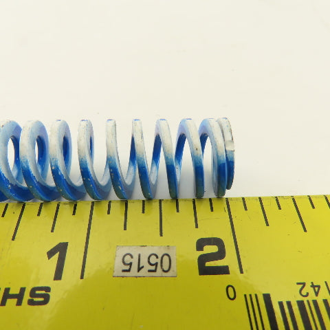 5/8 x 2" Long 3/8" Hole Diameter White Blue Stripe Med Load Die Spring Lot Of 4