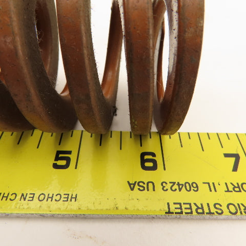 2" x 4" Long 1" Hole Heavy Load BROWN Die Spring Lot Of 5
