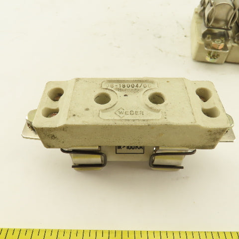 Weber Ceramic Fuse Holders 500V 100A From SCM Model Z30 Saw Lot Of 3