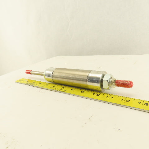 Bimba D-5021-A 1-1/2" Stroke 2-1/2" Double Ended Stroke Pneumatic Cylinder
