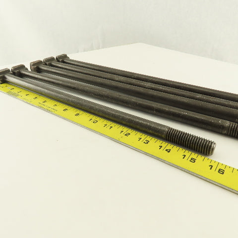 5/8-11 Threaded T-Slot Bolt 1" Head Width 17-1/2" Long Underhead Lot Of 5