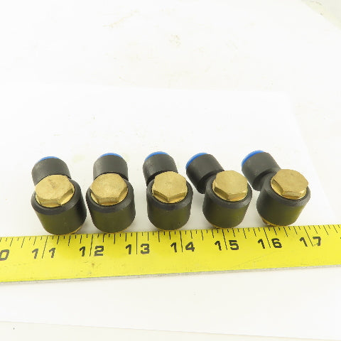 SMC 12mm Tube Push To Connect Swivel 3/8NPT 90° Elbow Lot Of 5