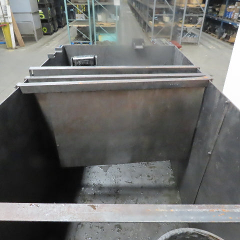 2 Chamber Open Top 950 Gallon Coolant Return Tank 96"L x 48" W x 48"D
