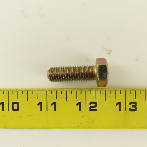 M10X1.50 Metric Hex Head Bolt Full Thread 30mm Long Grade 10.9 Zinc Lot Of 9
