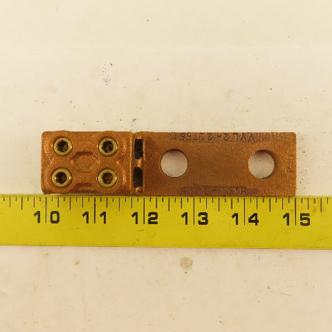 Penn Union VVL2-21766 4 AWG Bronze 2 Hole 2 Wire Mechanical Lug
