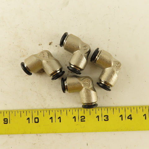 Alpha Aignep 10mm Tube Push To Connect 90° Elbow Union Lot Of 4