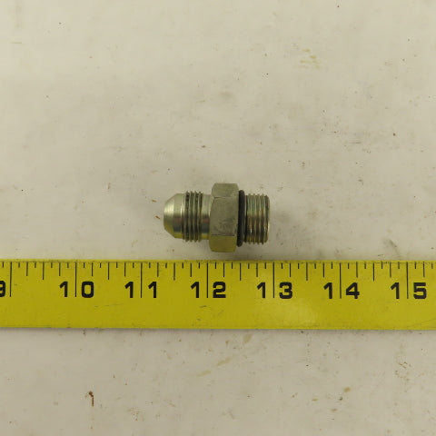 Parker 8F50XS 3/8" OD Tube X 3/4-16 (-8) JIC Flare 3/4-16 Male O-Ring Lot Of 6
