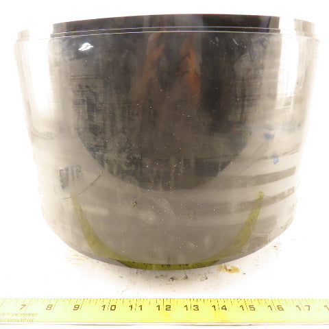 8" Total Blackout Opaque Vinyl Strip Curtain 0.075 Thick 157' Roll