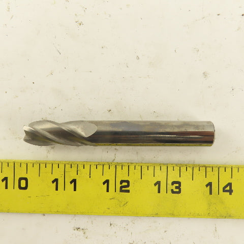 1/2" Dia. Solid Carbide 4 Flute Spiral Square End Mill 3-1/2" OAL 1" Flutes