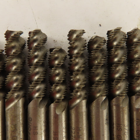 3/8"-24 NF HS 3 Flute GH-3 Spiral Plug Tap USA Lot of 19