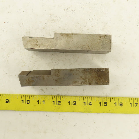 1 x 1 x 5-1/2" Square Lathe Tool Cutting HSS Bits Lot of 2